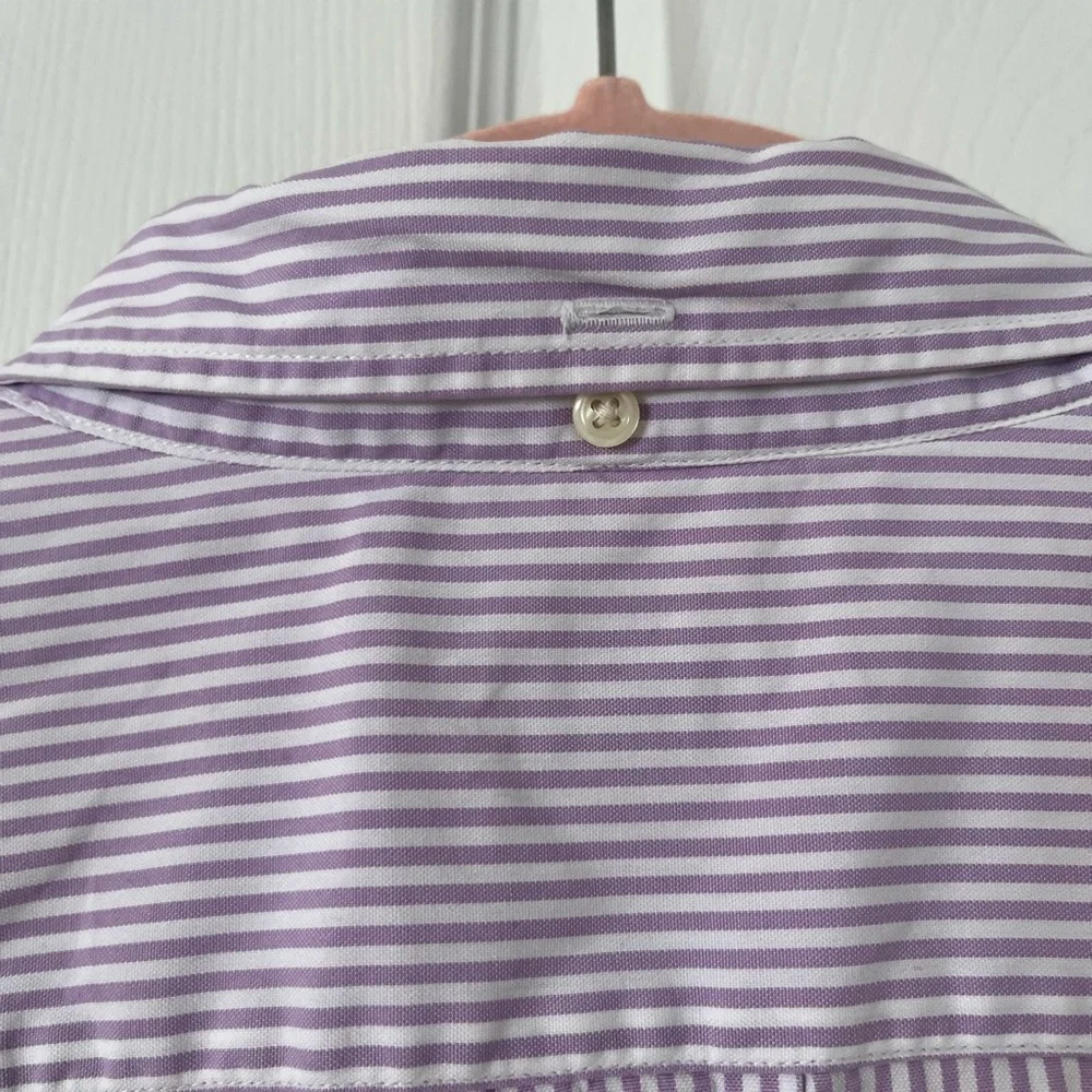 J. Crew Men's Lavender Striped Button Down Shirt